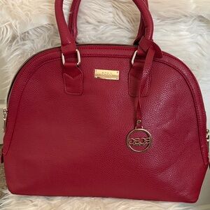 Bebe Cherry Red Satchel Bag